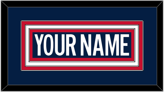 Washington Nameplate - 2018 Stadium Series Blue Jersey - Premier Tier 1