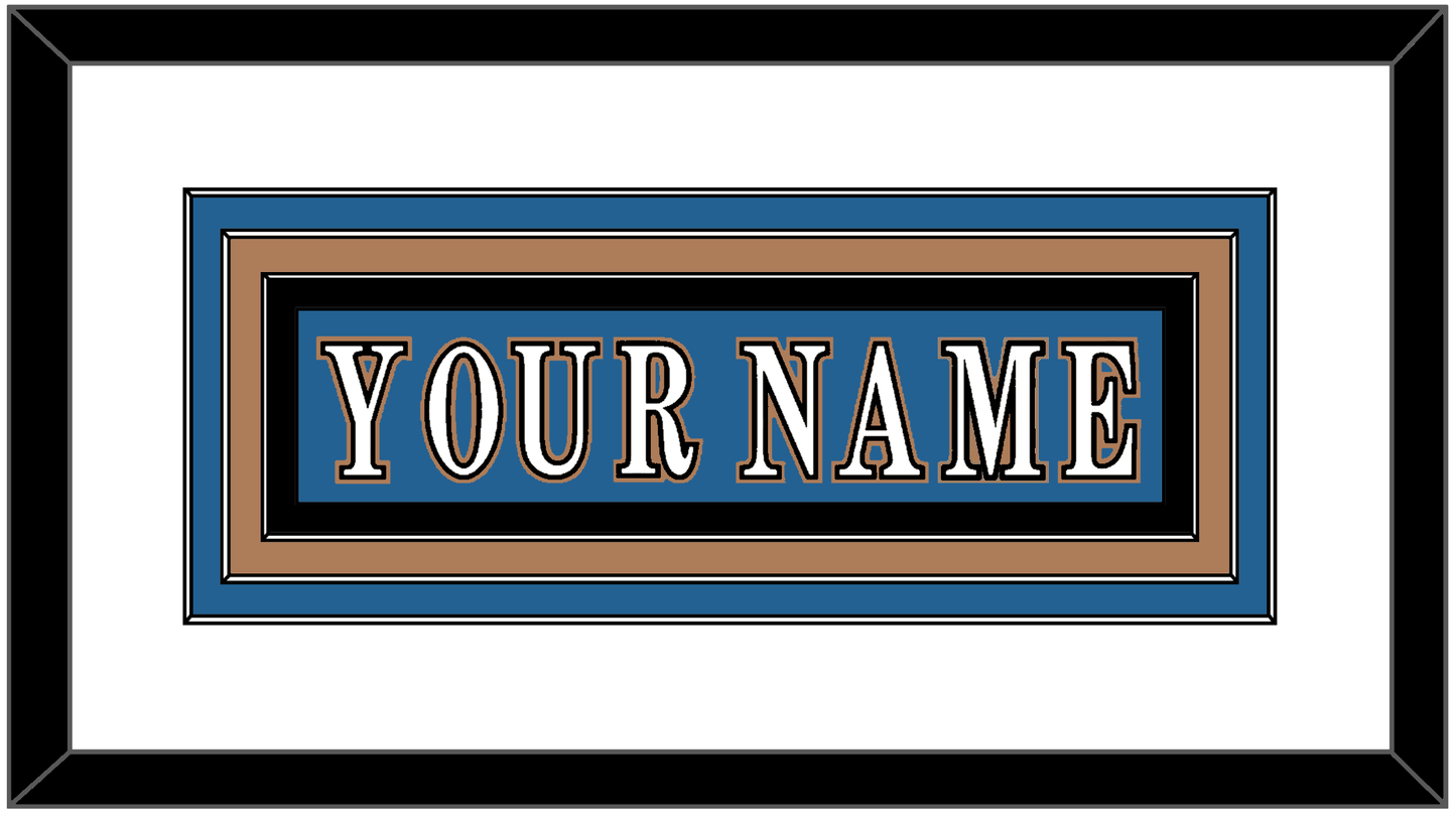 Washington Nameplate - Road Blue (1995-2000) - Premier Tier 1