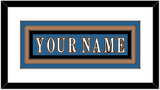 Washington Nameplate - Road Blue (1995-2000) - Triple Mat 1