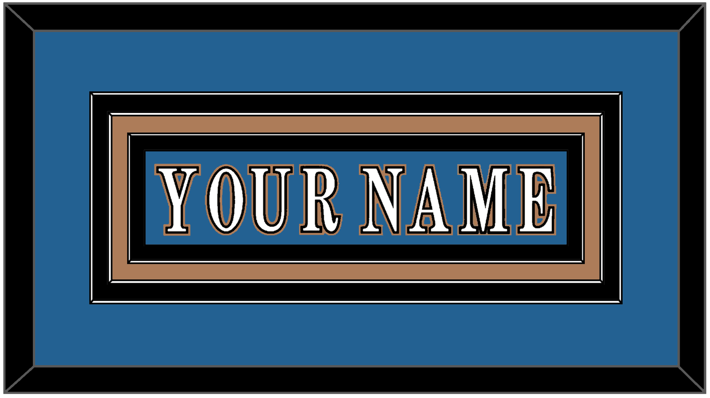 Washington Nameplate - Road Blue (1995-2000) - Premier Tier 2