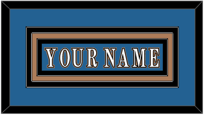 Washington Nameplate - Road Blue (1995-2000) - Premier Tier 2