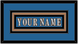 Washington Nameplate - Road Blue (1995-2000) - Triple Mat 2