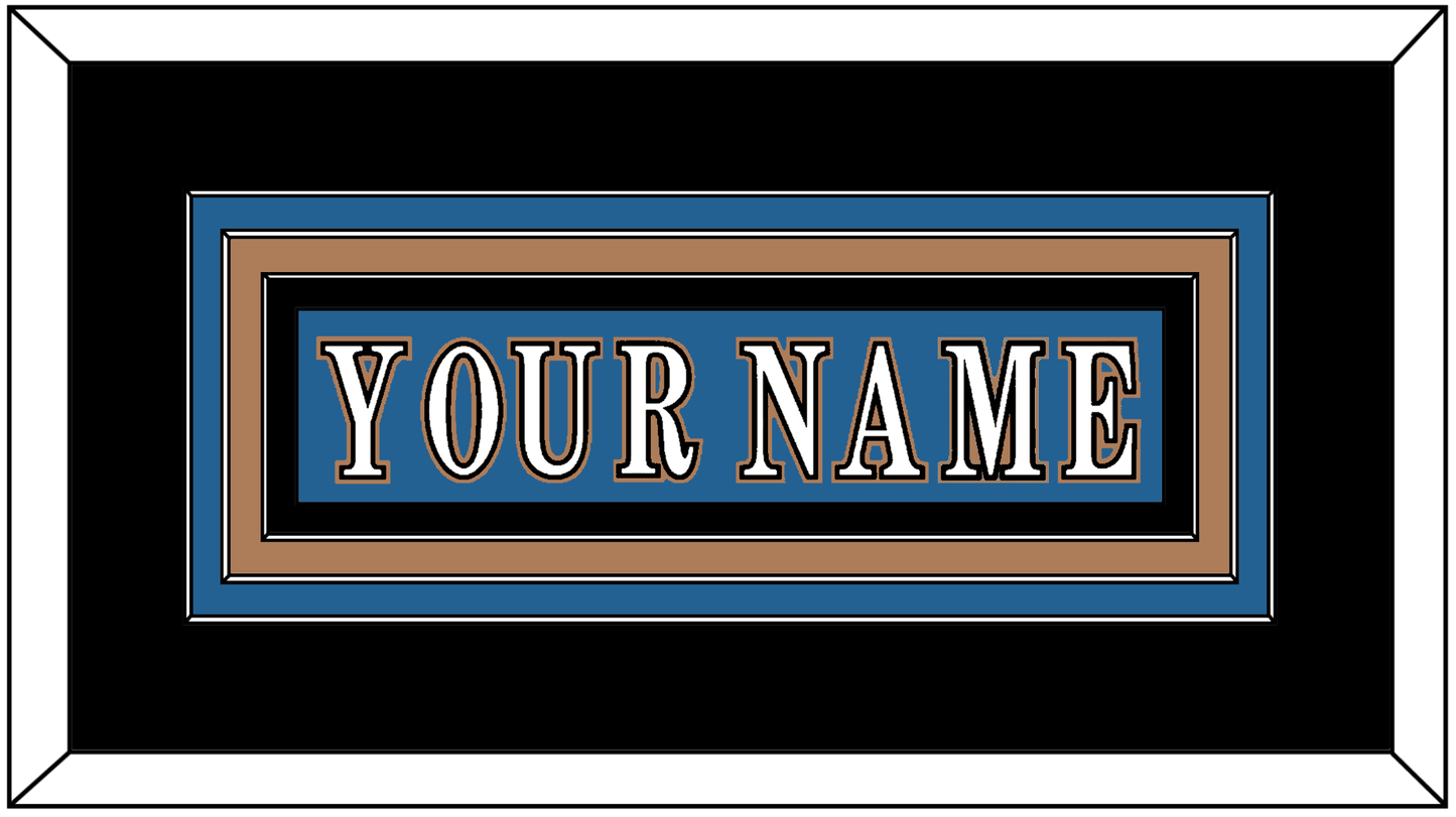 Washington Nameplate - Road Blue (1995-2000) - Premier Tier 3
