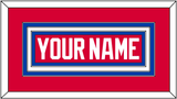 Washington Nameplate - Road Red (1979-1987) - Triple Mat 1