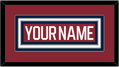 Washington Nameplate - 2015 Winter Classic Garnet - Premier Tier 1