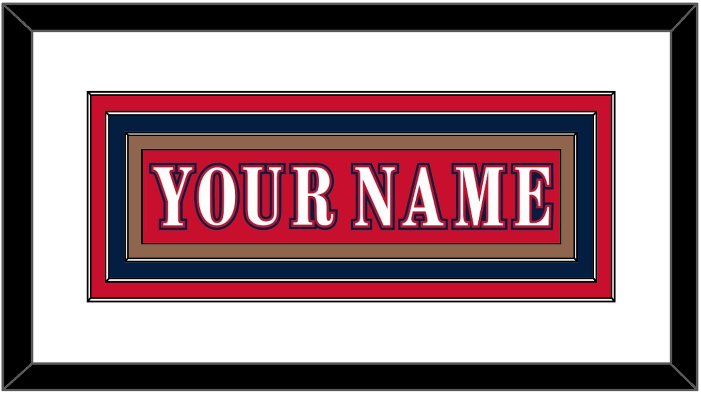 Washington Nameplate - Reverse Retro Red (2020-2021) - Premier Tier 1