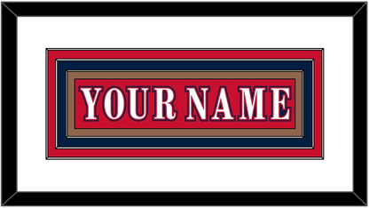 Washington Nameplate - Reverse Retro Red (2020-2021) - Premier Tier 1