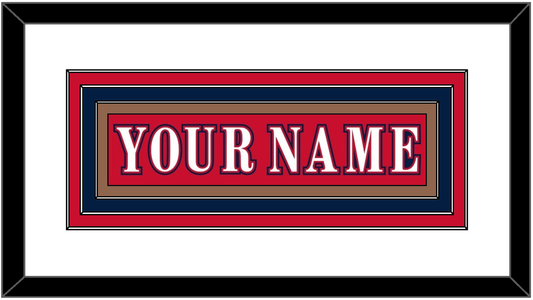 Washington Nameplate - Reverse Retro Red (2020-2021) - Premier Tier 1