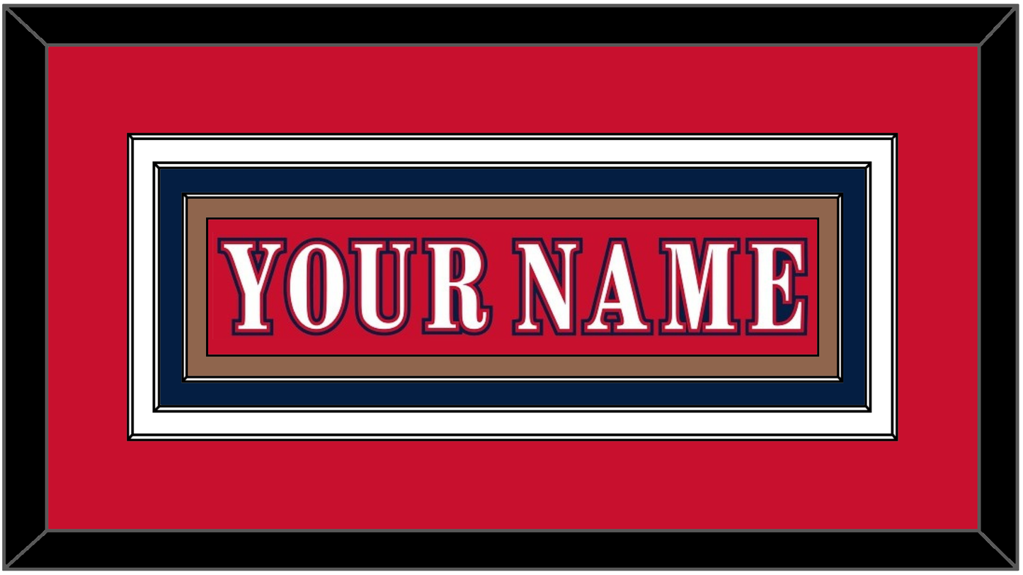 Washington Nameplate - Reverse Retro Red (2020-2021) - Premier Tier 2