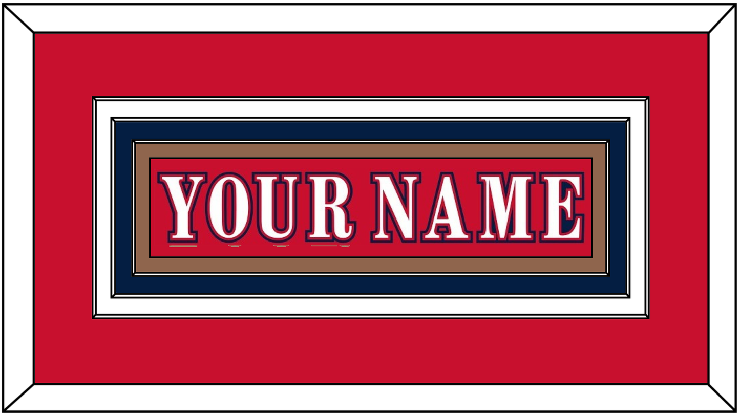 Washington Nameplate - Reverse Retro Red (2020-2021) - Premier Tier 2