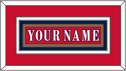 Washington Nameplate - Reverse Retro Red (2020-2021) - Premier Tier 2