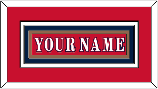 Washington Nameplate - Reverse Retro Red (2020-2021) - Premier Tier 2