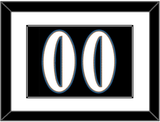 Washington Number (Back) - Alternate Black (2024-2025) - Single Mat 1