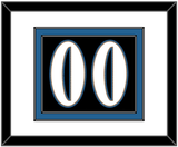 Washington Number (Back) - Alternate Black (2024-2025) - Double Mat 1