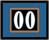 Washington Number (Back) - Alternate Black (2024-2025) - Double Mat 3