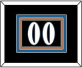 Washington Number (Back) - Alternate Black (2024-2025) - Triple Mat 2