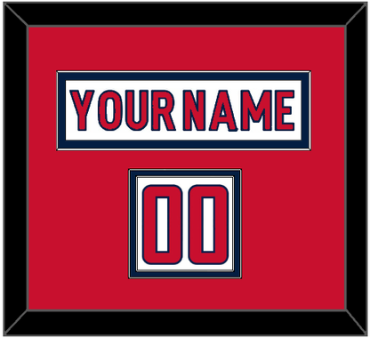 Washington Nameplate & Number (Shoulder) - Road White - Signature Tier 1