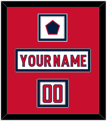 Washington Nameplate, Number (Shoulder) & Jersey Logo Patch - Road White - Signature Tier 1