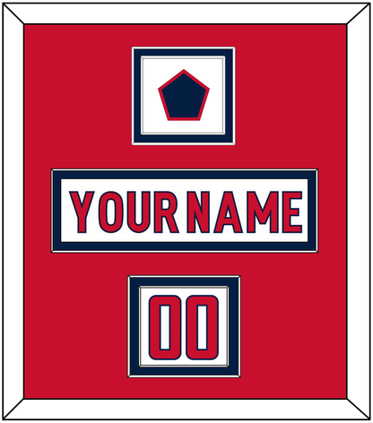 Washington Nameplate, Number (Shoulder) & Jersey Logo Patch - Road White - Signature Tier 1