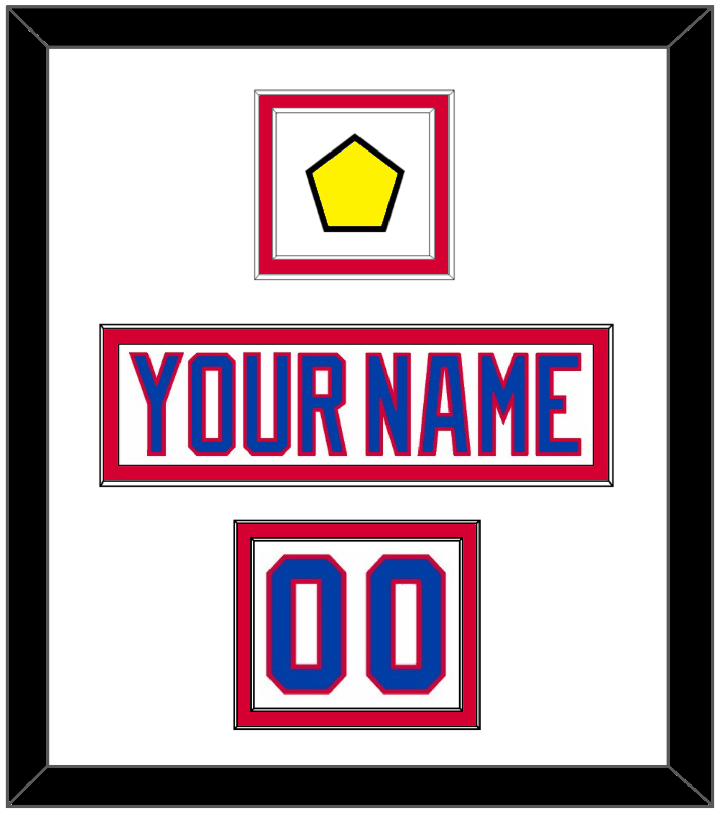 Washington Nameplate, Number (Shoulder) & 2011 Winter Classic Patch - White Jersey - Signature Tier 1