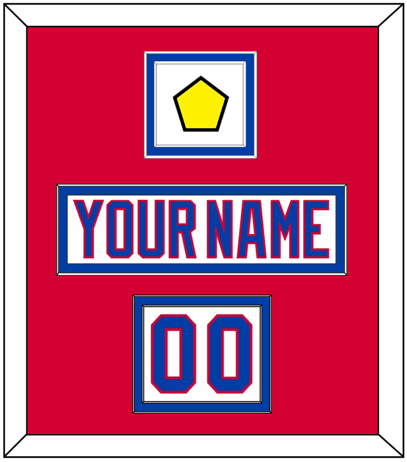 Washington Nameplate, Number (Shoulder) & 2011 Winter Classic Patch - White Jersey - Signature Tier 2