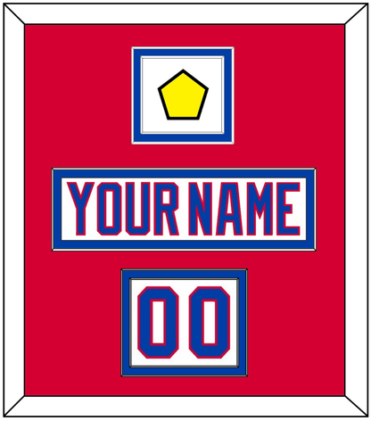 Washington Nameplate, Number (Shoulder) & 2011 Winter Classic Patch - White Jersey - Signature Tier 2