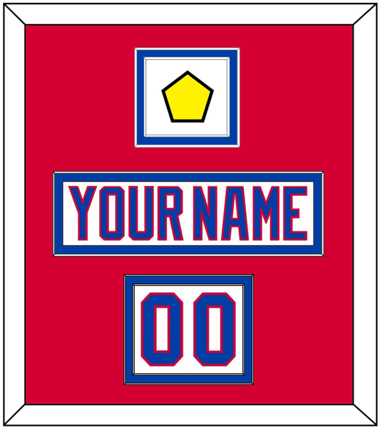 Washington Nameplate, Number (Shoulder) & 2011 Winter Classic Patch - White Jersey - Signature Tier 2