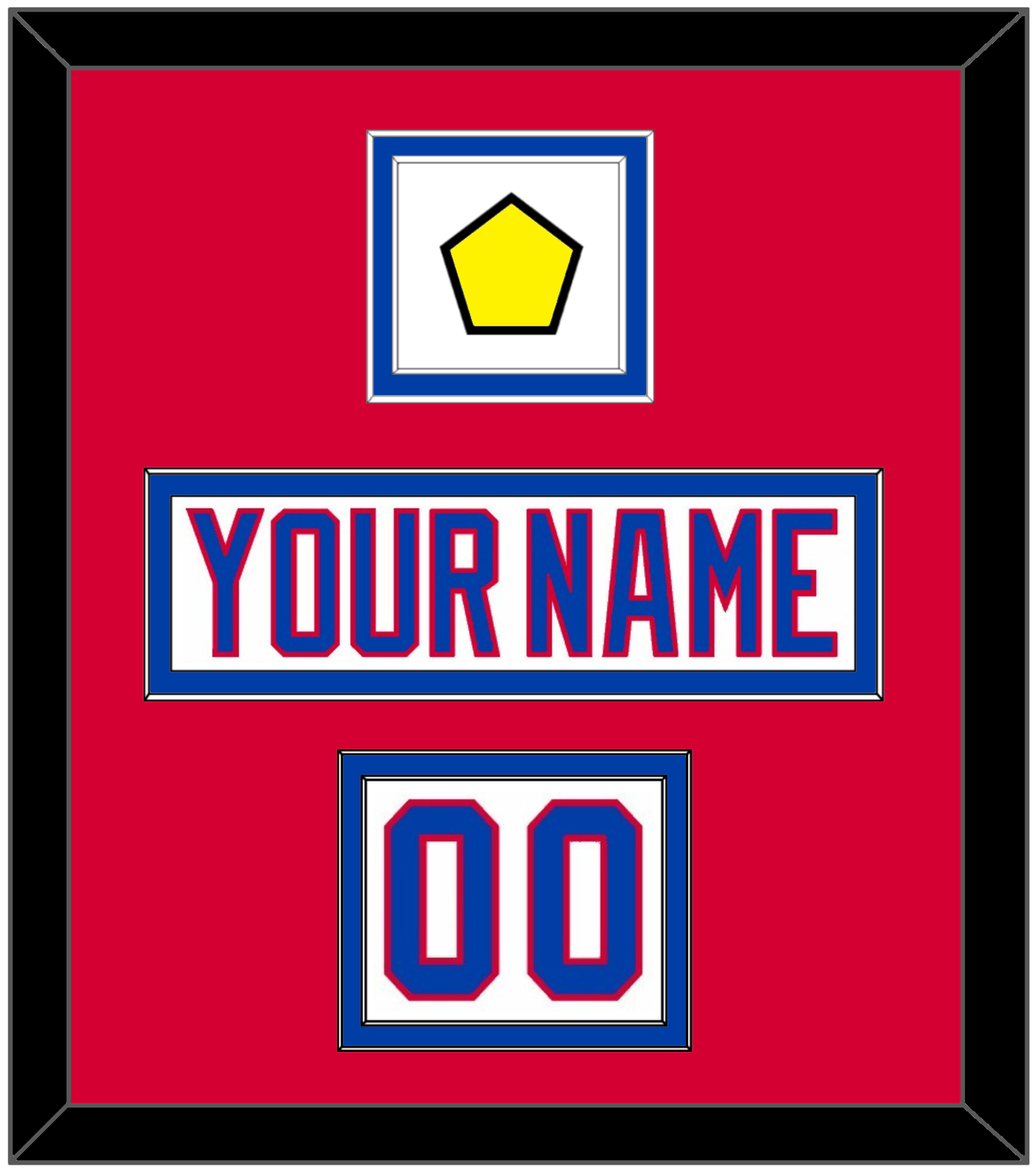 Washington Nameplate, Number (Shoulder) & 2011 Winter Classic Patch - White Jersey - Signature Tier 2