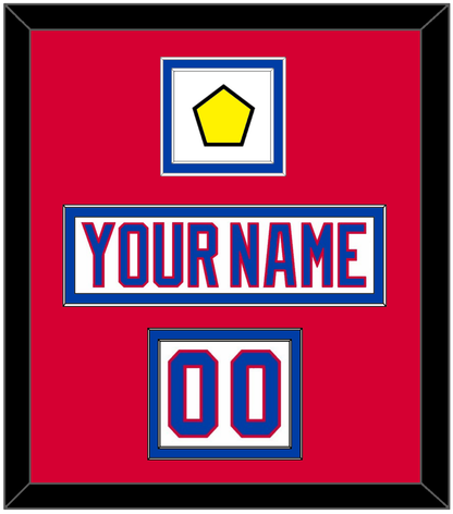 Washington Nameplate, Number (Shoulder) & 2011 Winter Classic Patch - White Jersey - Signature Tier 2