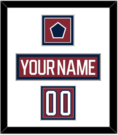 Washington Nameplate, Number (Shoulder) & 2015 Winter Classic Patch - Garnet Jersey - Signature Tier 1