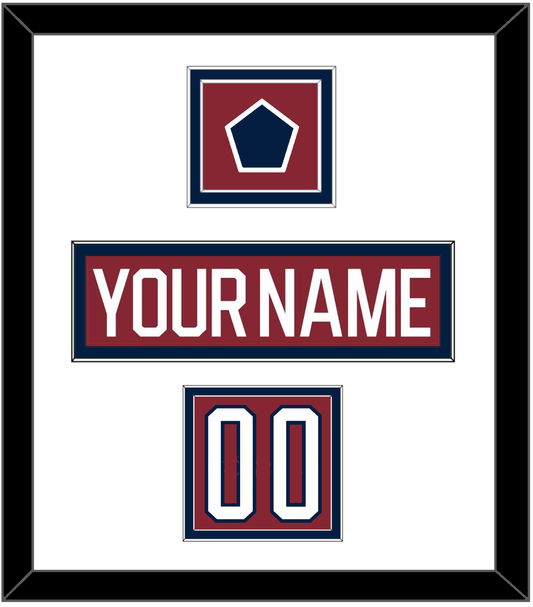 Washington Nameplate, Number (Shoulder) & 2015 Winter Classic Patch - Garnet Jersey - Signature Tier 1