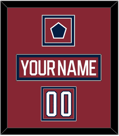 Washington Nameplate, Number (Shoulder) & 2015 Winter Classic Patch - Garnet Jersey - Signature Tier 2
