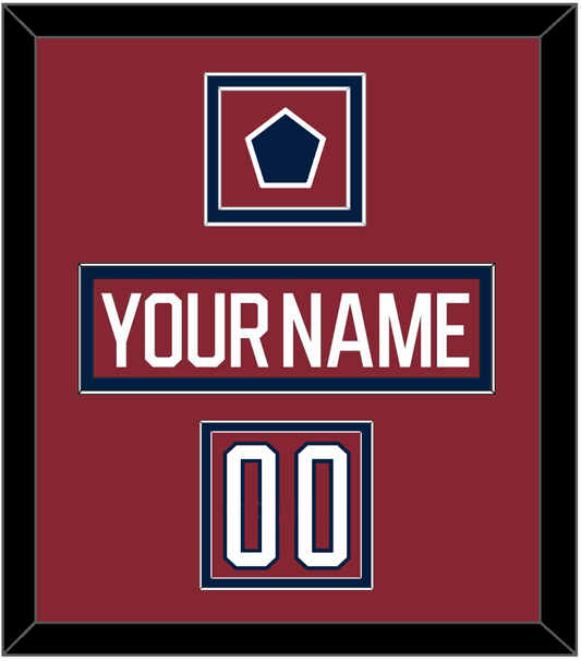 Washington Nameplate, Number (Shoulder) & 2015 Winter Classic Patch - Garnet Jersey - Signature Tier 2