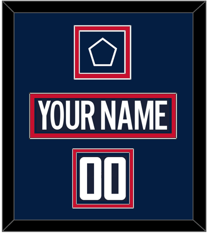 Washington Nameplate, Number (Shoulder) & 2018 Stadium Series Patch - Blue Jersey - Signature Tier 2