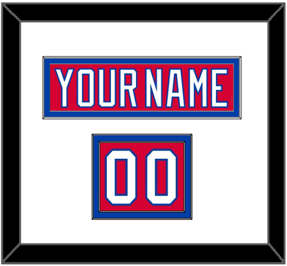 Washington Nameplate & Number (Shoulder) - Alternate Red (2015-2017) - Signature Tier 1