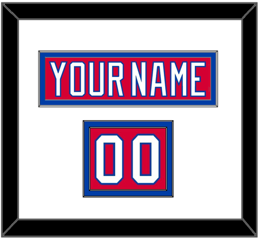 Washington Nameplate & Number (Shoulder) - Alternate Red (2018-2020) - Signature Tier 1