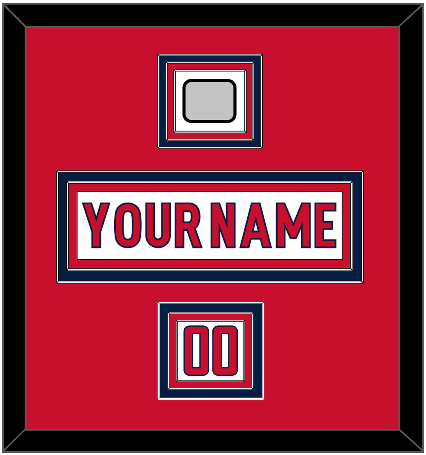 Washington Nameplate, Number (Shoulder) & 2018 Stanley Cup Finals Patch - Road White - Premier Tier 1