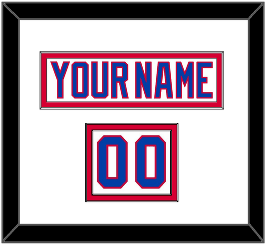 Washington Nameplate & Number (Shoulder) - 2011 Winter Classic White Jersey - Signature Tier 1