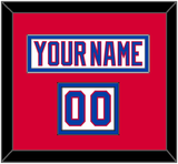 Washington Nameplate & Number (Shoulder) - 2011 Winter Classic White Jersey - Double Mat 2