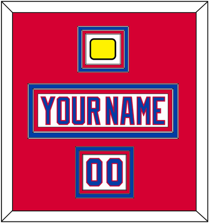 Washington Nameplate, Number (Shoulder) & 2011 Winter Classic Patch - White Jersey - Premier Tier 2