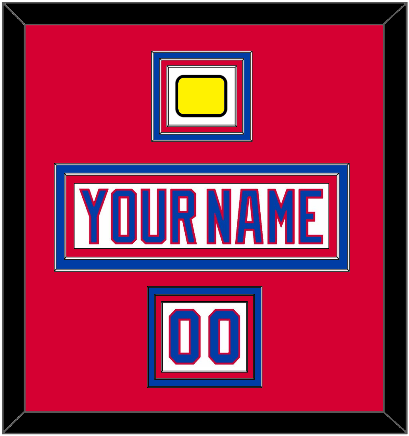 Washington Nameplate, Number (Shoulder) & 2011 Winter Classic Patch - White Jersey - Premier Tier 2