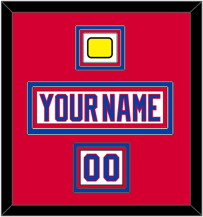 Washington Nameplate, Number (Shoulder) & 2011 Winter Classic Patch - White Jersey - Premier Tier 2