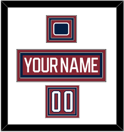 Washington Nameplate, Number (Shoulder) & 2015 Winter Classic Patch - Garnet Jersey - Premier Tier 1