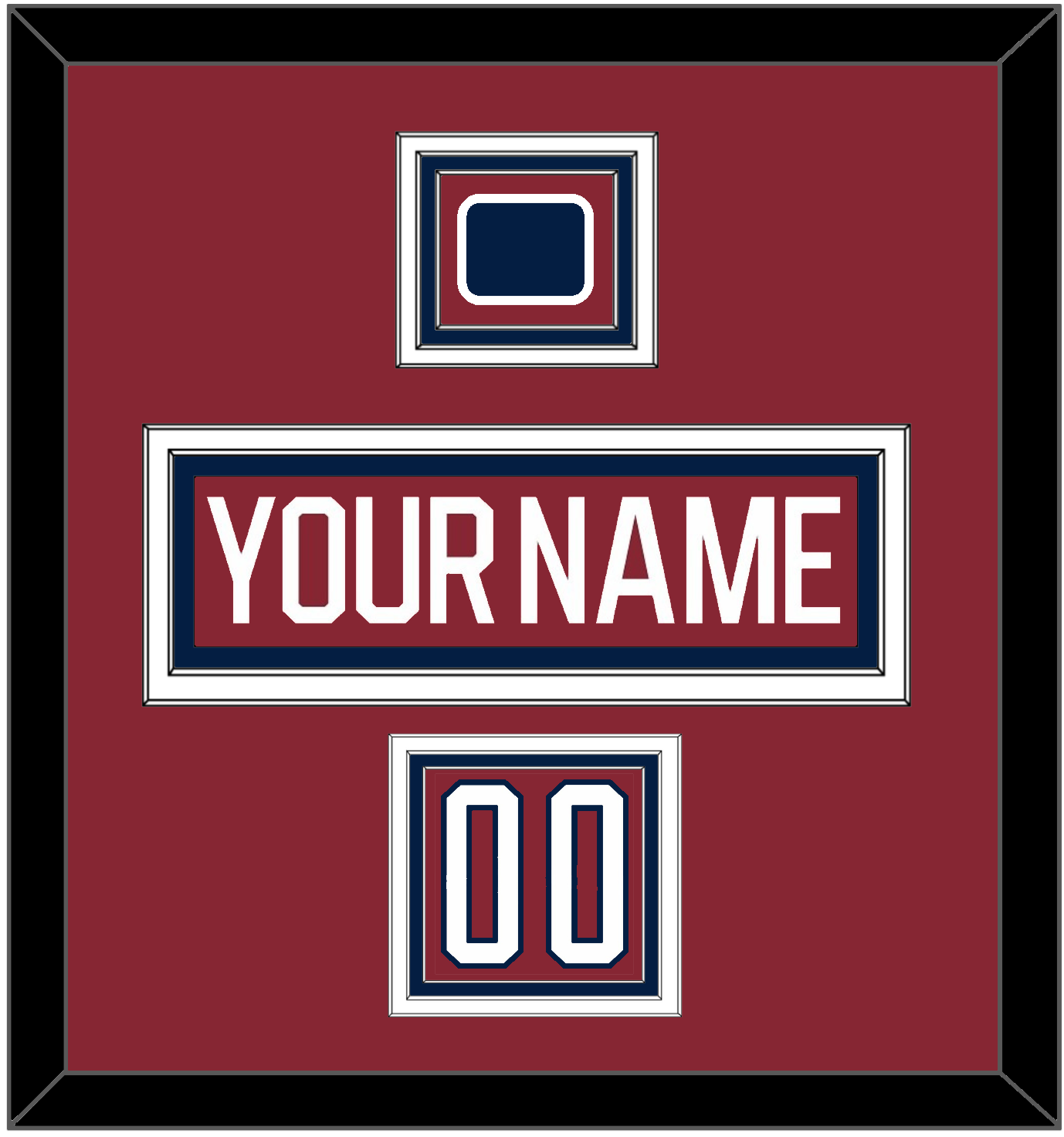 Washington Nameplate, Number (Shoulder) & 2015 Winter Classic Patch - Garnet Jersey - Premier Tier 2