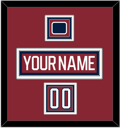 Washington Nameplate, Number (Shoulder) & 2015 Winter Classic Patch - Garnet Jersey - Premier Tier 2