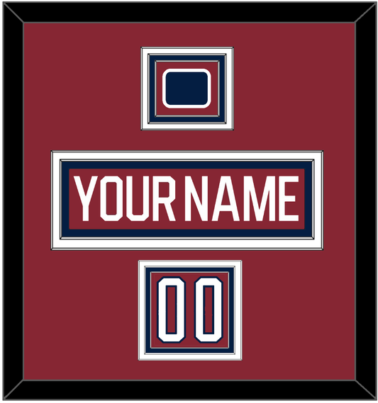 Washington Nameplate, Number (Shoulder) & 2015 Winter Classic Patch - Garnet Jersey - Premier Tier 2