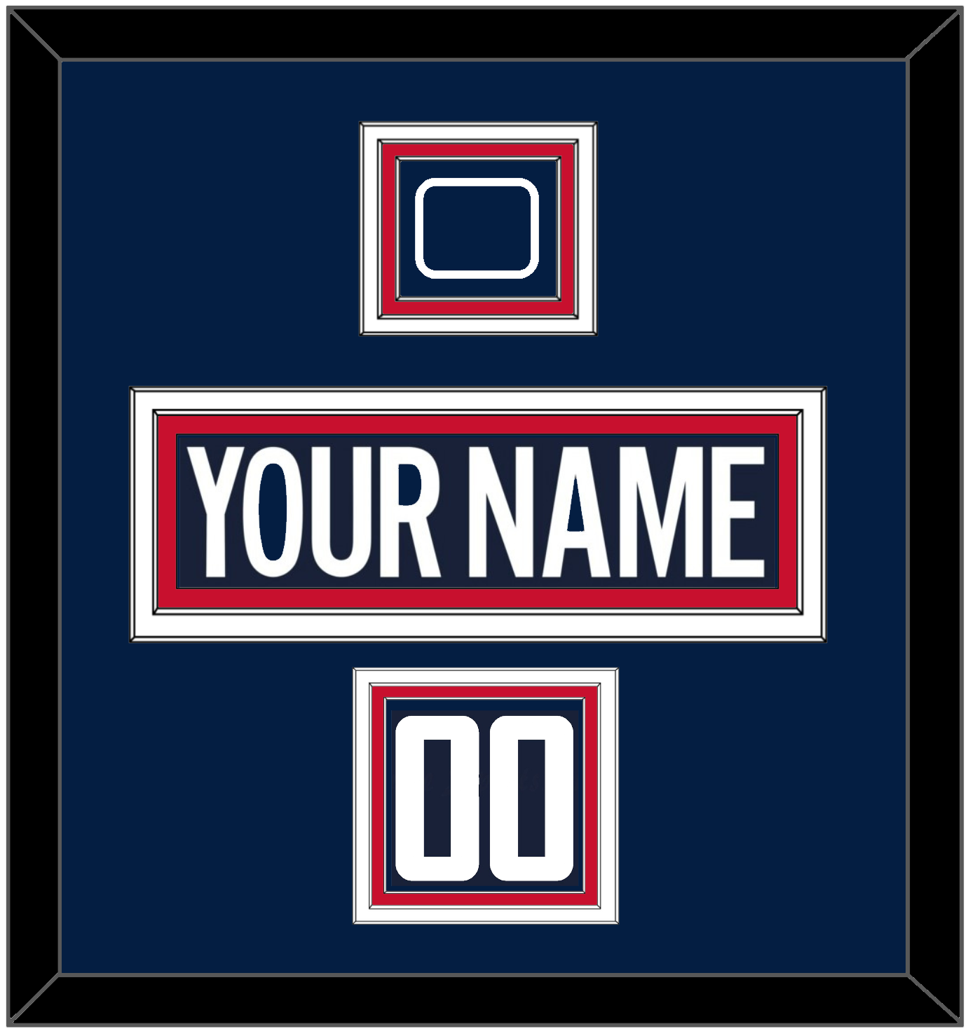 Washington Nameplate, Number (Shoulder) & 2018 Stadium Series Patch - Blue Jersey - Premier Tier 2