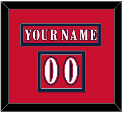 Washington Nameplate & Number (Shoulder) - Reverse Retro Red (2020-2021) - Signature Tier 1