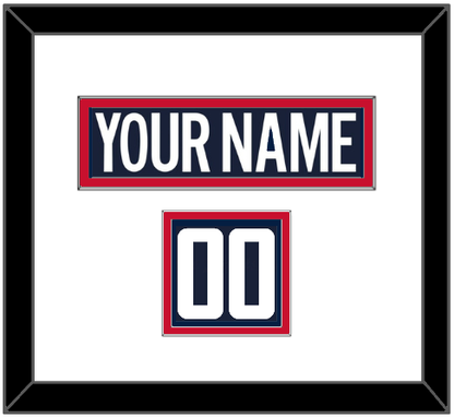 Washington Nameplate & Number (Shoulder) - 2018 Stadium Series Blue Jersey - Signature Tier 1