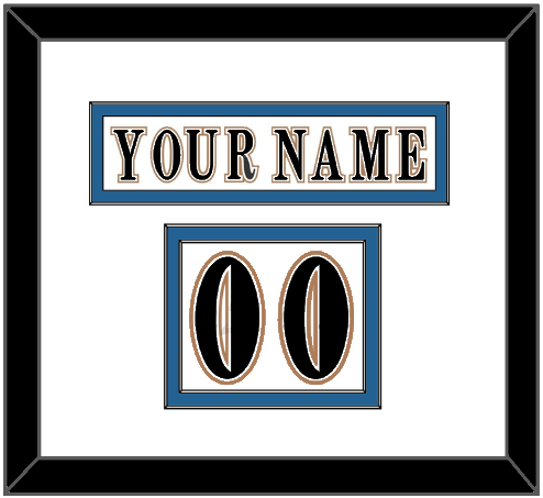 Washington Nameplate & Number (Shoulder) - Home White (1995-2007) - Signature Tier 1
